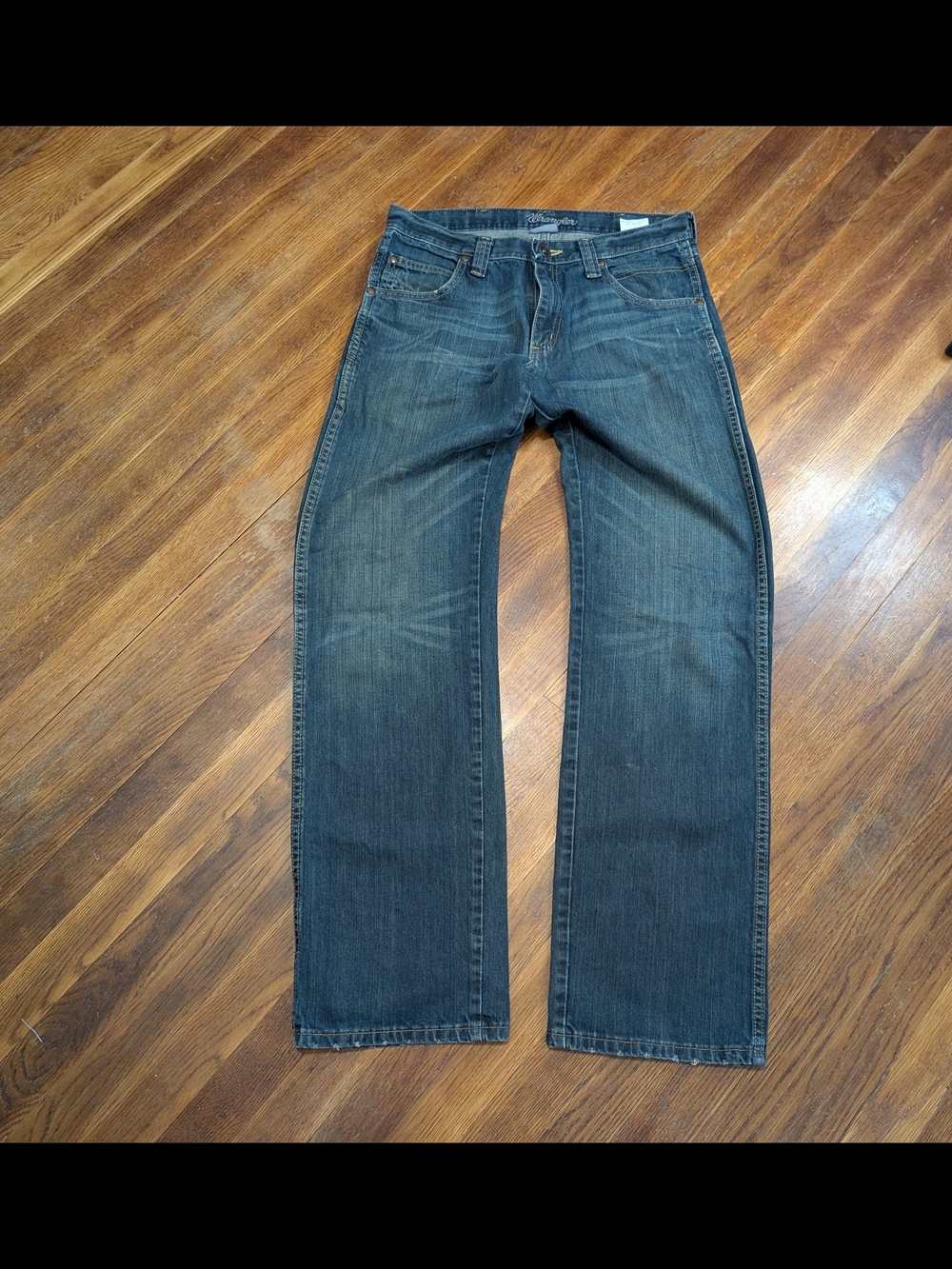 Wrangler Jeans Men's Straight Leg 30 X 34 Outdoor Cowboy Rodeo Work Gear